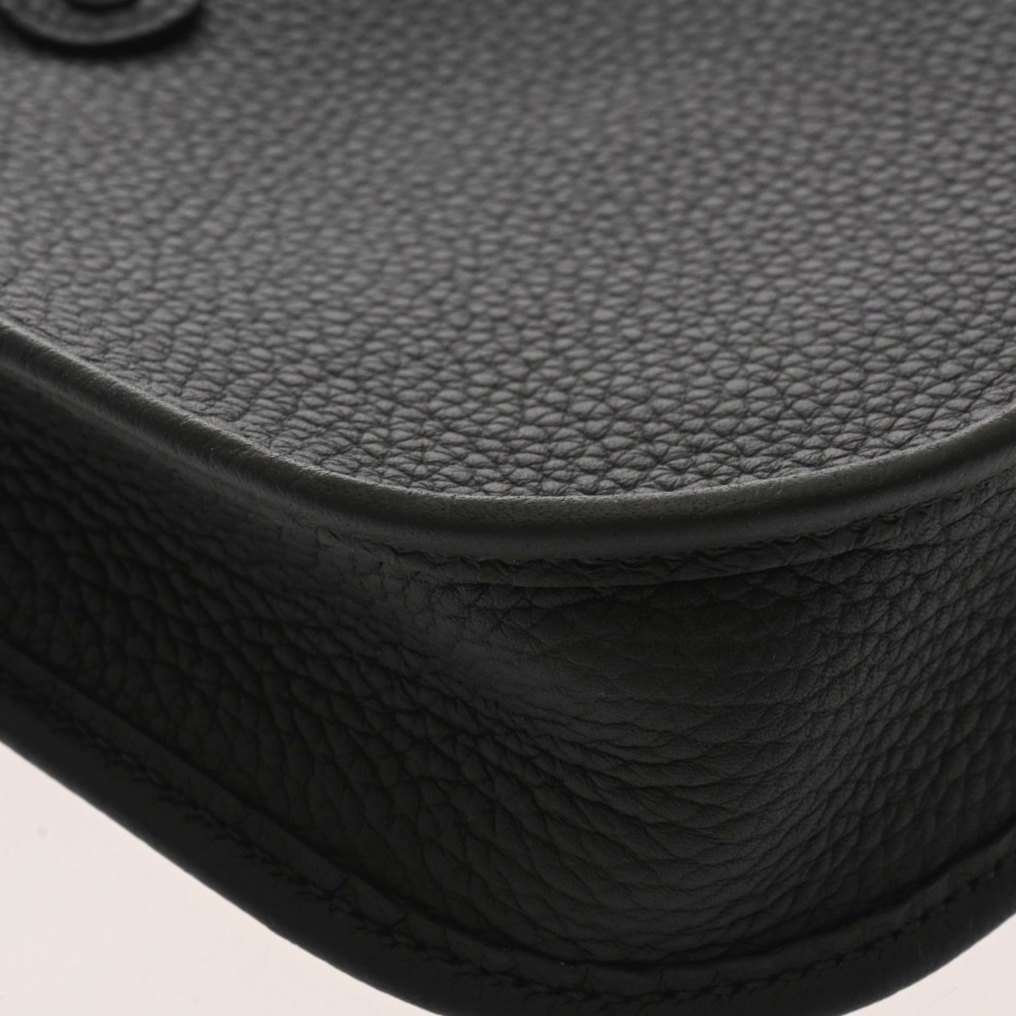 Hermes Evelyn Tpm Black W Stamp (Circa 2024) Women'S Taurillon Clemence Shoulder Bag