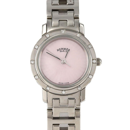 Hermes Clipper Nacle 12P Cl4.230 Ss Quartz Watch