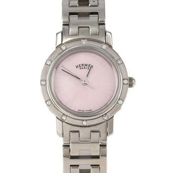Hermes Clipper Nacle 12P Cl4.230 Ss Quartz Watch