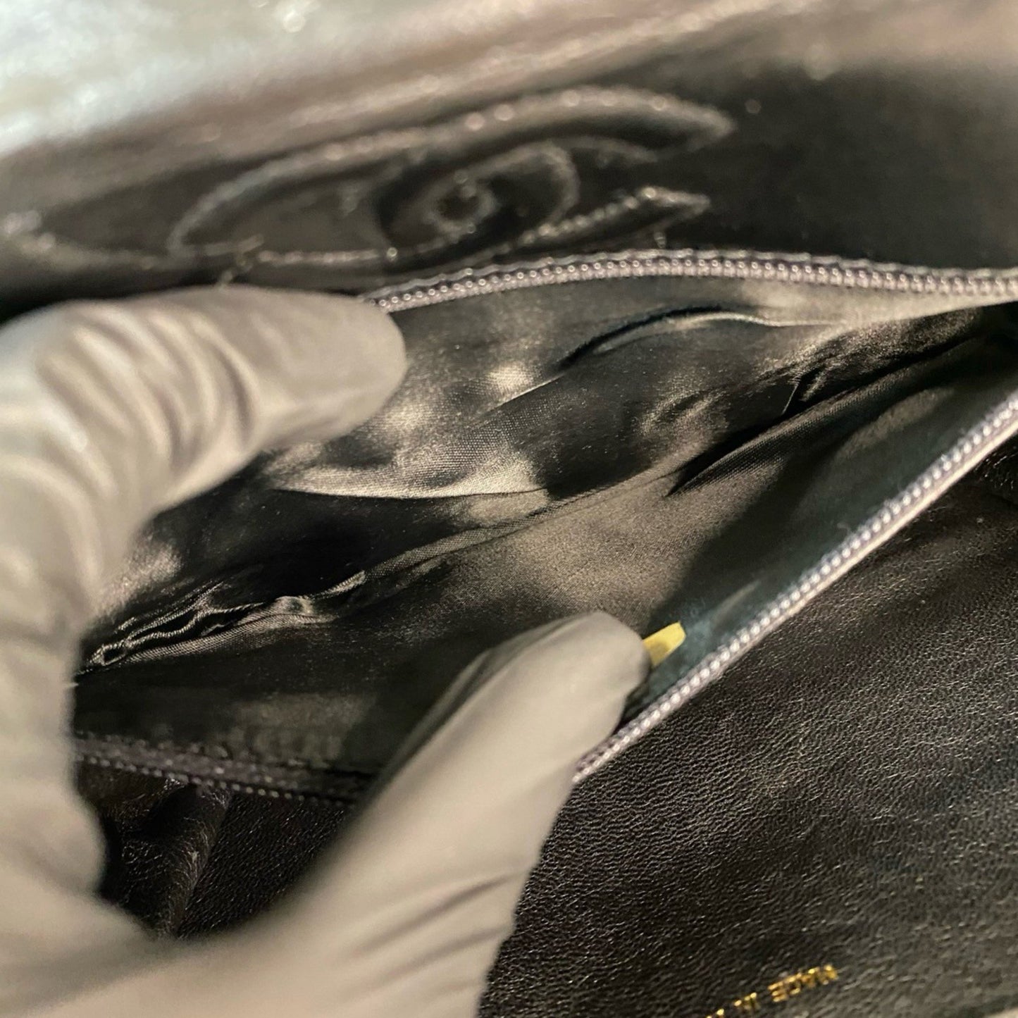 Chanel Matelasse Octagon Lambskin Chain Mini Shoulder Bag