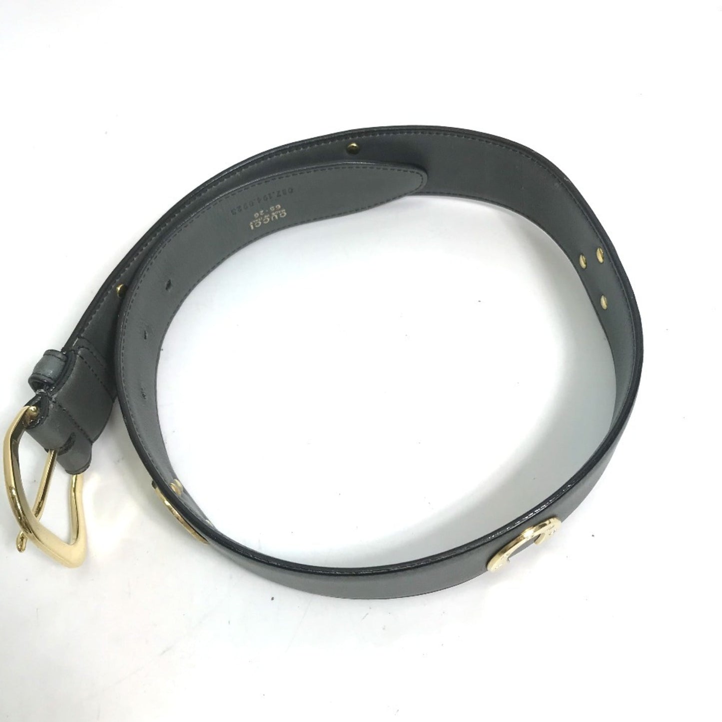 Gucci 037.194.0923 Horseshoe Pants Belt