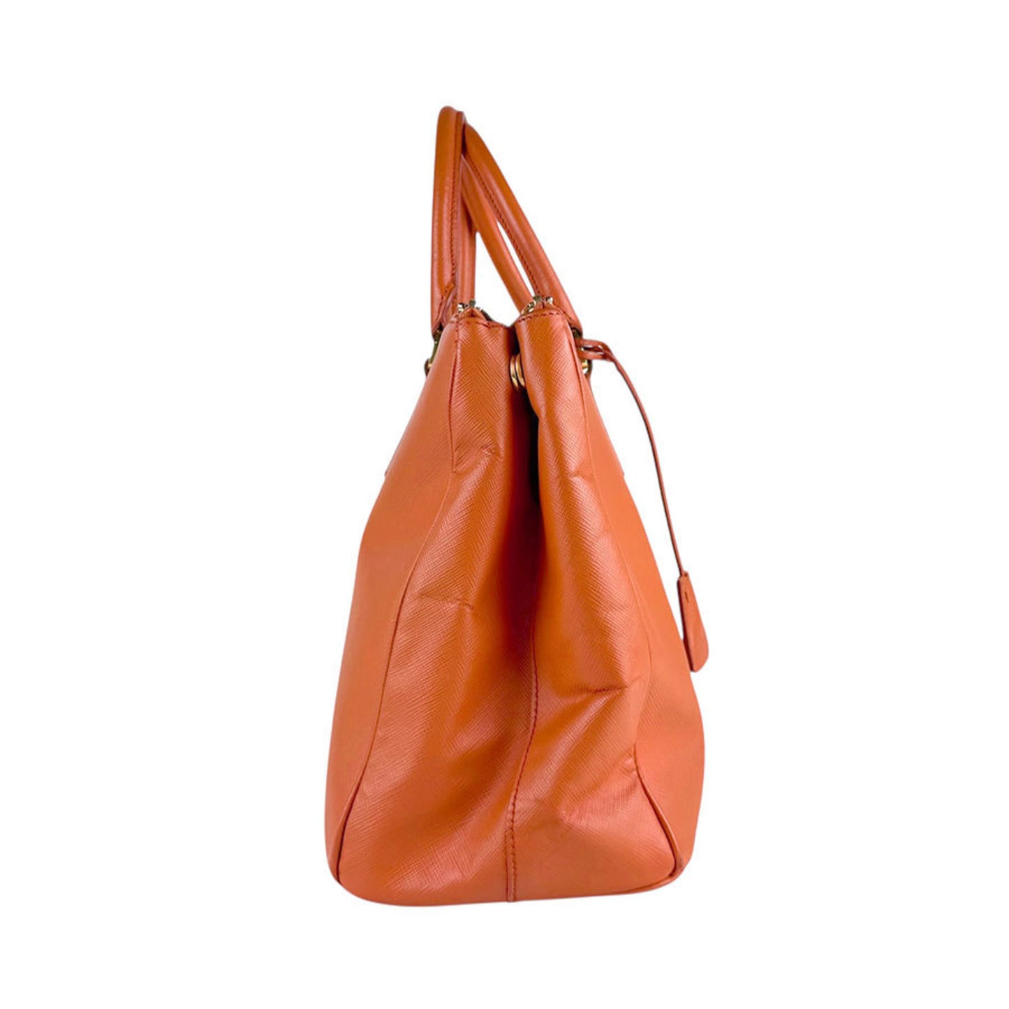 Prada Prada Handbag Shoulder Bag Leather Orange