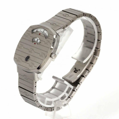 Gucci Grip 157.4 Ya157401 Stainless Steel Quartz Watch