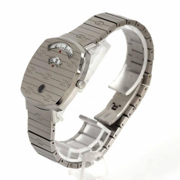 Gucci Grip 157.4 Ya157401 Stainless Steel Quartz Watch