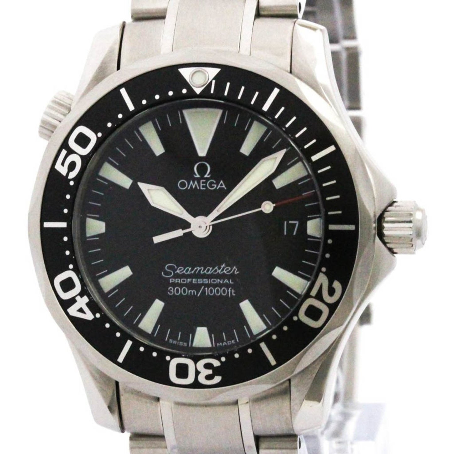 Omega Seamaster Professional 300M Steel Mid Size Watch 2262.50 Polished