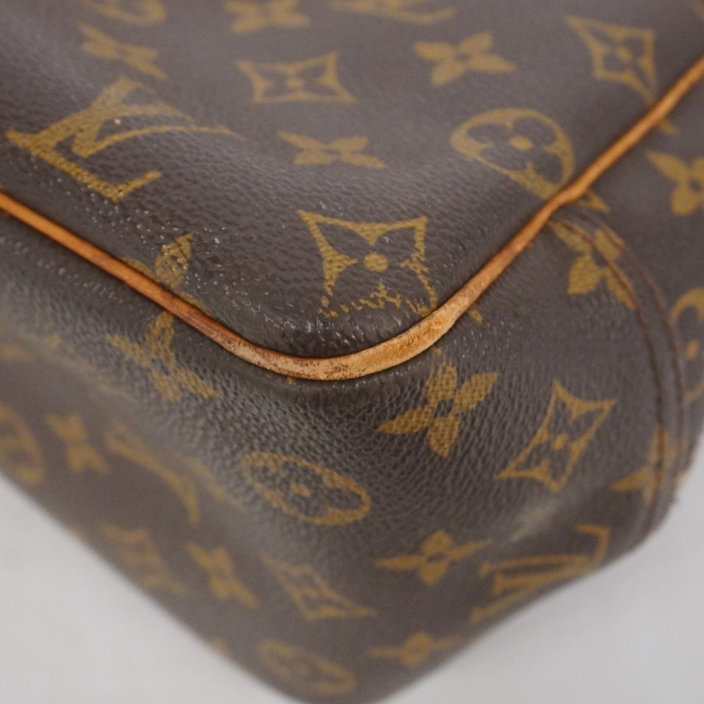 Louis Vuitton Monogram Deauville Handbag M47270 Brown