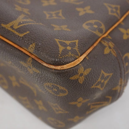 Louis Vuitton Monogram Deauville Handbag M47270 Brown