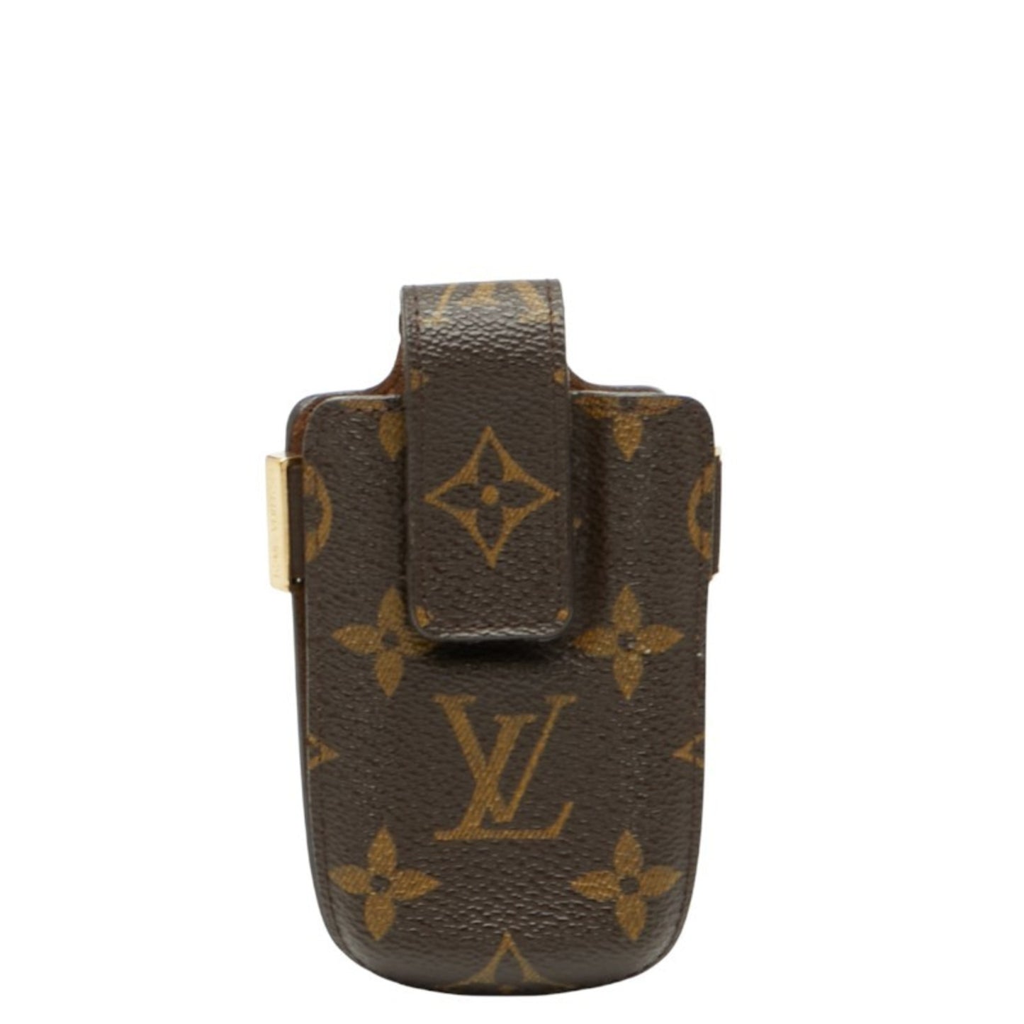 Louis Vuitton Monogram Etui Telephone International Pm Key Case/Mobile Phone Case M63064 Brown