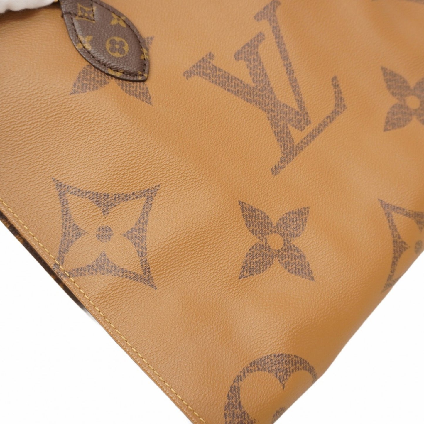 Louis Vuitton Monogram Giant Reverse On The Go Mm M45321 Brown 2-Way Bag