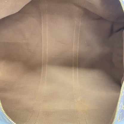 Louis Vuitton Monogram Keepall 55 Boston Bag M41424 Brown