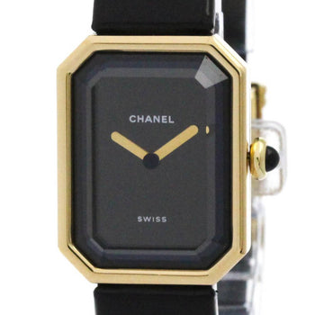 Chanel Premiere 18K Gold Leather Quartz