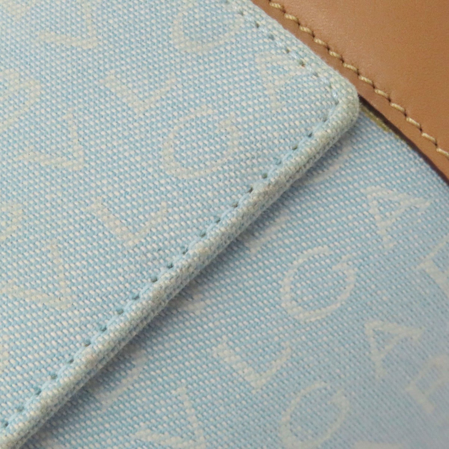 Bvlgari Drum Bag Logomania Handbag Canvas Leather