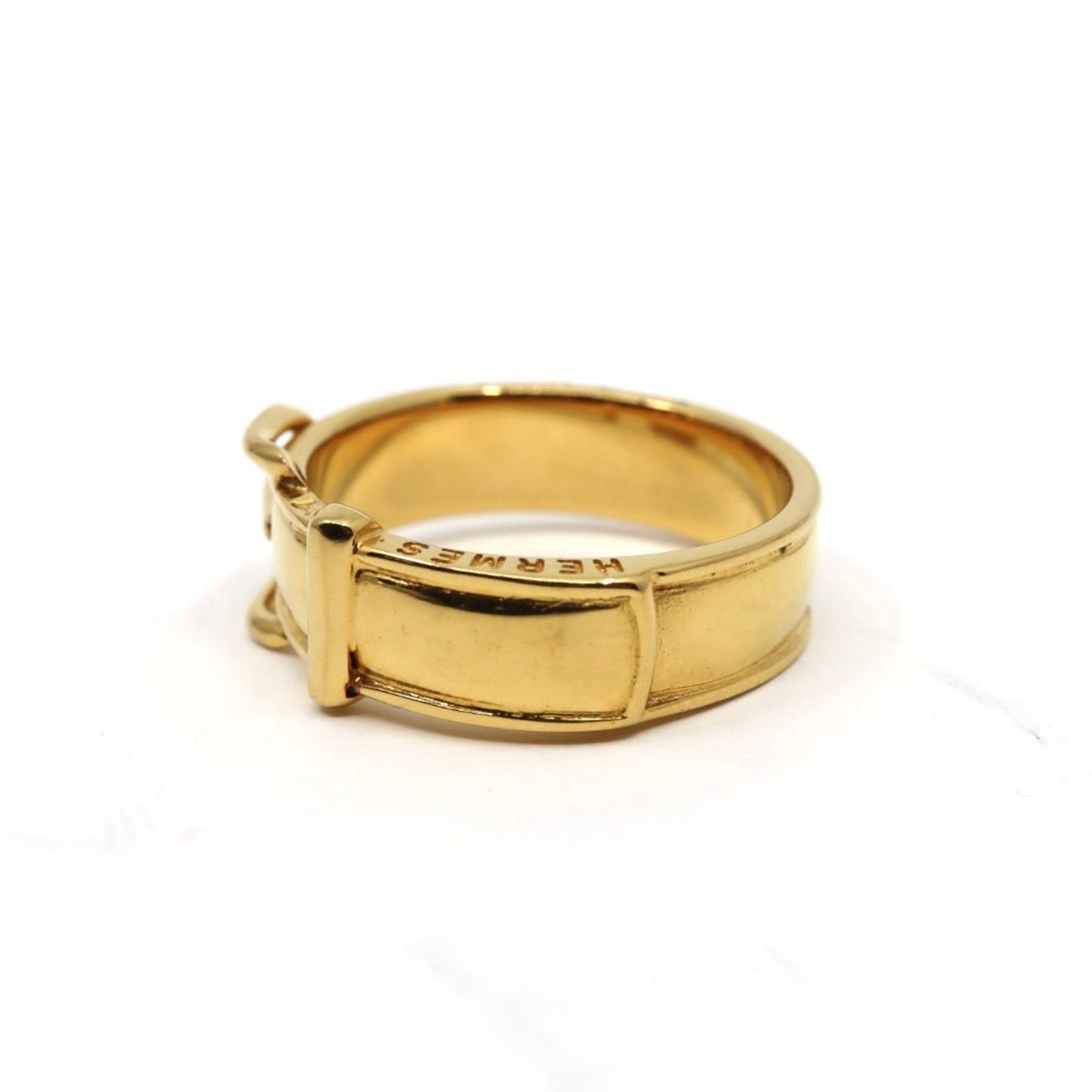 Hermes Herms Santur Scarf Ring 2 Belt Motif Gp