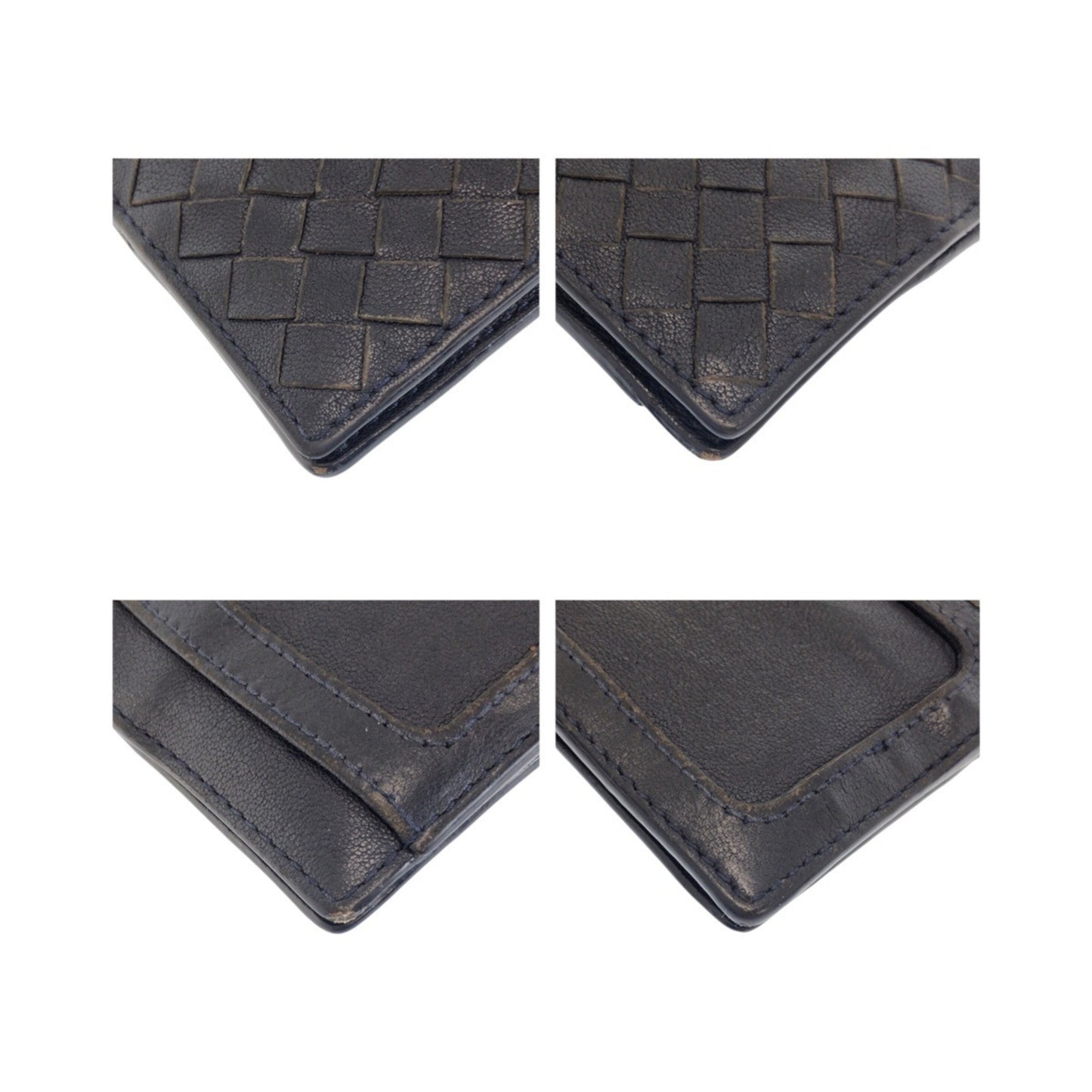 Bottega Veneta Intrecciato Leather Card Case/Pass Case