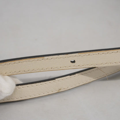 Gucci Gg Supreme Horsebit Shoulder Bag 625615 Leather Brown White