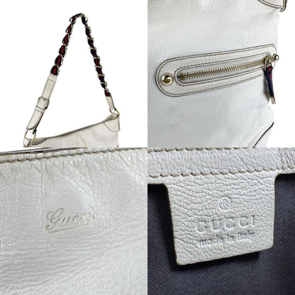 Gucci Shoulder Bag Leather White