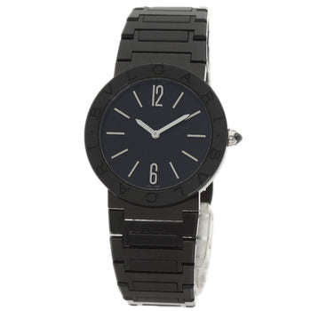 Bvlgari Bb33S Black Diamond-Like Carbon Watch In Stainless Steel/Ss