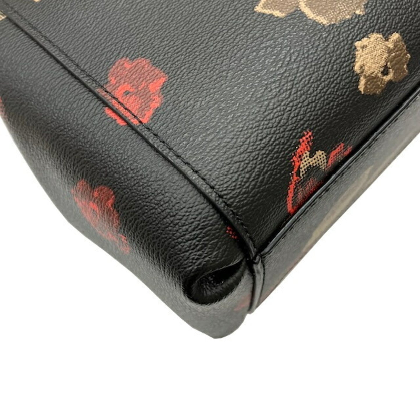 Coach F55539 Black Leather Handbag/Shoulder Bag