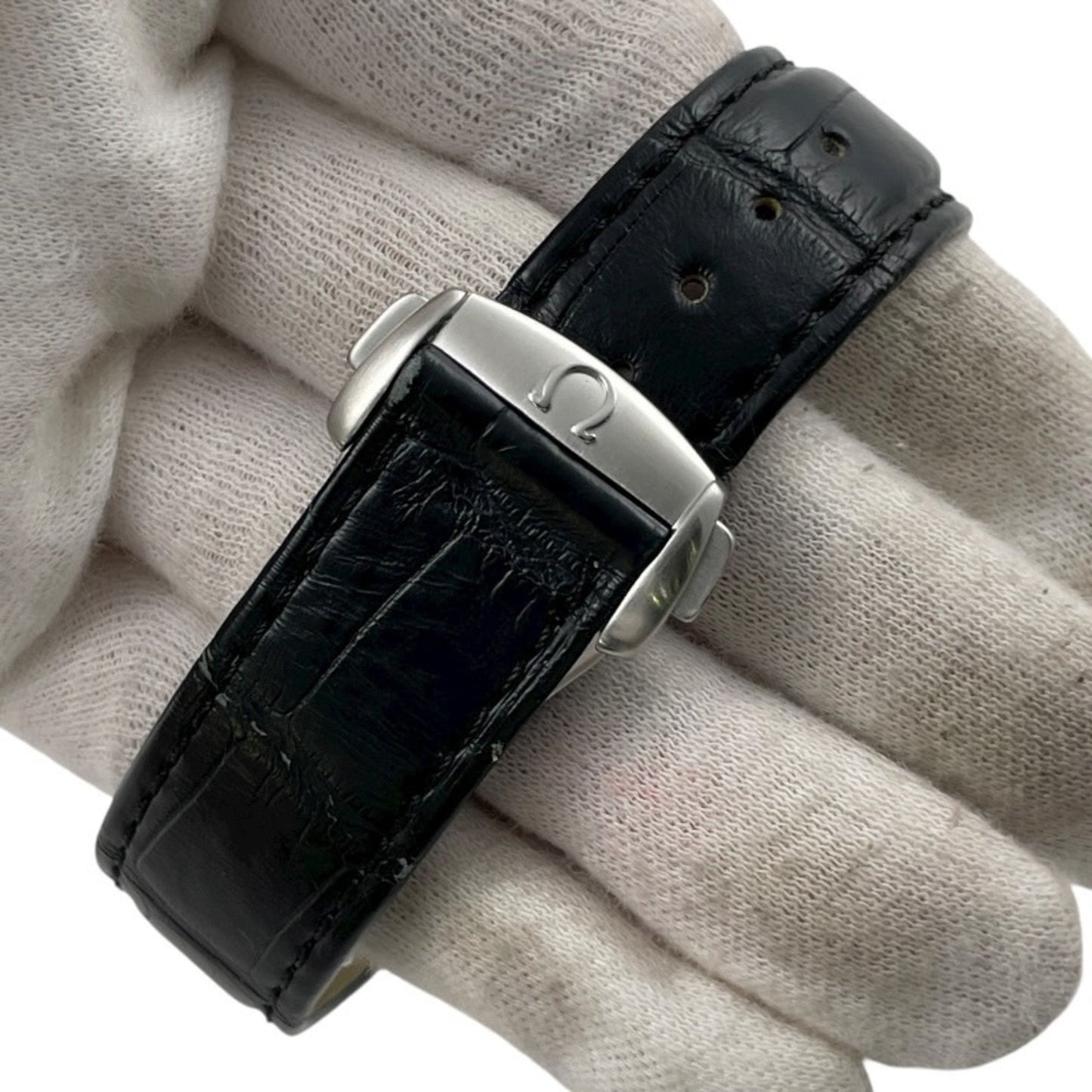 Omega De Ville X2 Chronograph 423.13.37.50.01.001 Stainless Steel Leather