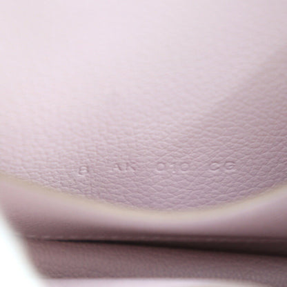 Hermes Constance Pouch - Evercolor Mauve Pale Compact Wallet Coin B Engraved 2414033007097R1