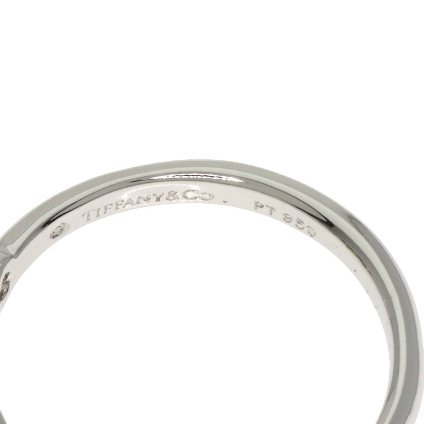 Tiffany Bezel-Set Diamond Ring In Platinum Pt950