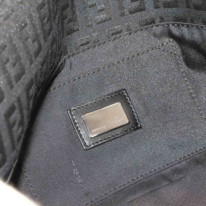Fendi Zucchino Mamma Bucket Shoulder Bag In Black Canvas