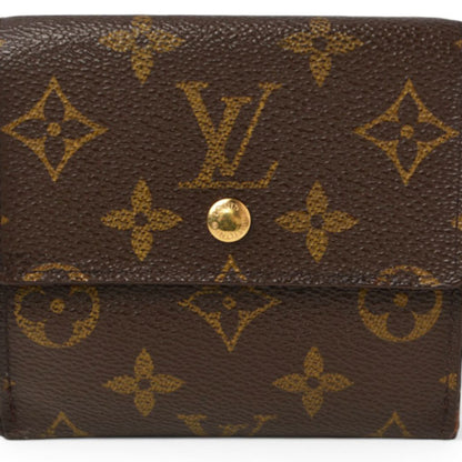 Louis Vuitton Monogram Wallet Louis Vuitton Double Folding Portefeuille Elise M61654