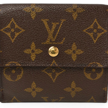 Louis Vuitton Monogram Wallet Louis Vuitton Double Folding Portefeuille Elise M61654