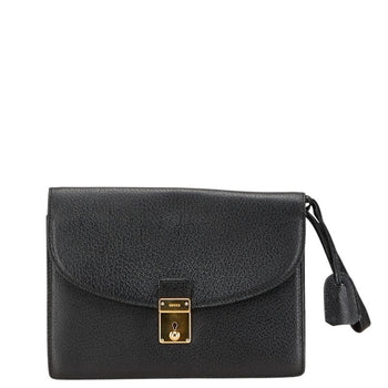 Gucci Second Bag 018 122 1940 Black Leather