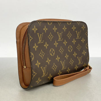Louis Vuitton Monogram Orsay Clutch Bag M51790 Brown