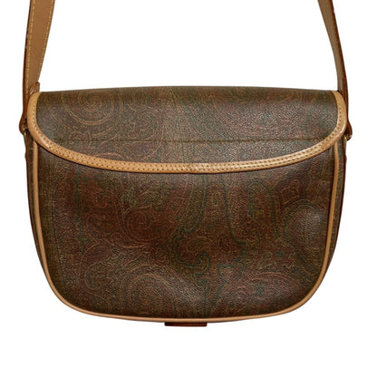 Etro Paisley Crossbody Flap Shoulder Bag In Natural