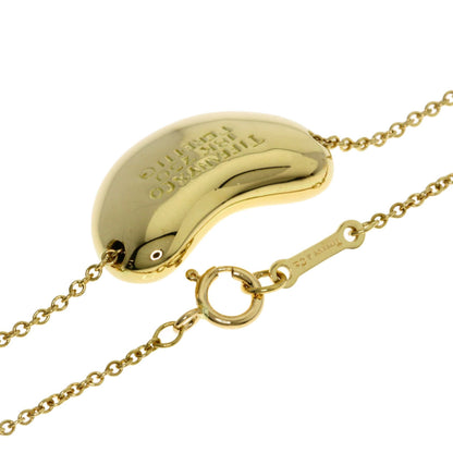 Tiffany Bean Necklace In 18K Yellow Gold