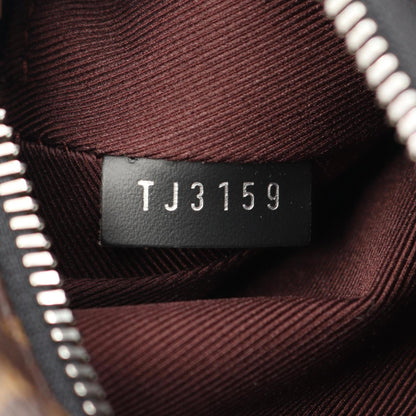 Louis Vuitton Josh Backpack Coated Canvas Leather Monogram Macassar