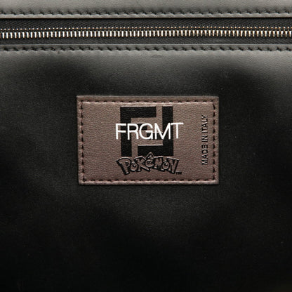 Fendi X Fragment Pokmon Zucca Dragonite Tote Bag/Shoulder Bag 2Way 8Bh357 Brown Canvas Leather