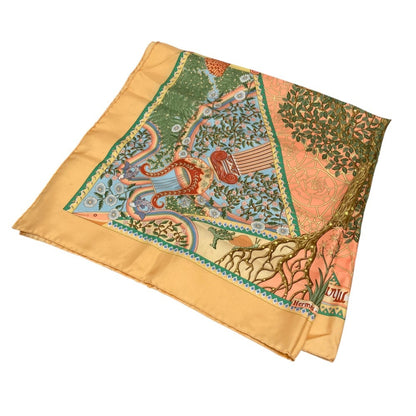 Hermes Carr 90 Axis Mundi Scarf