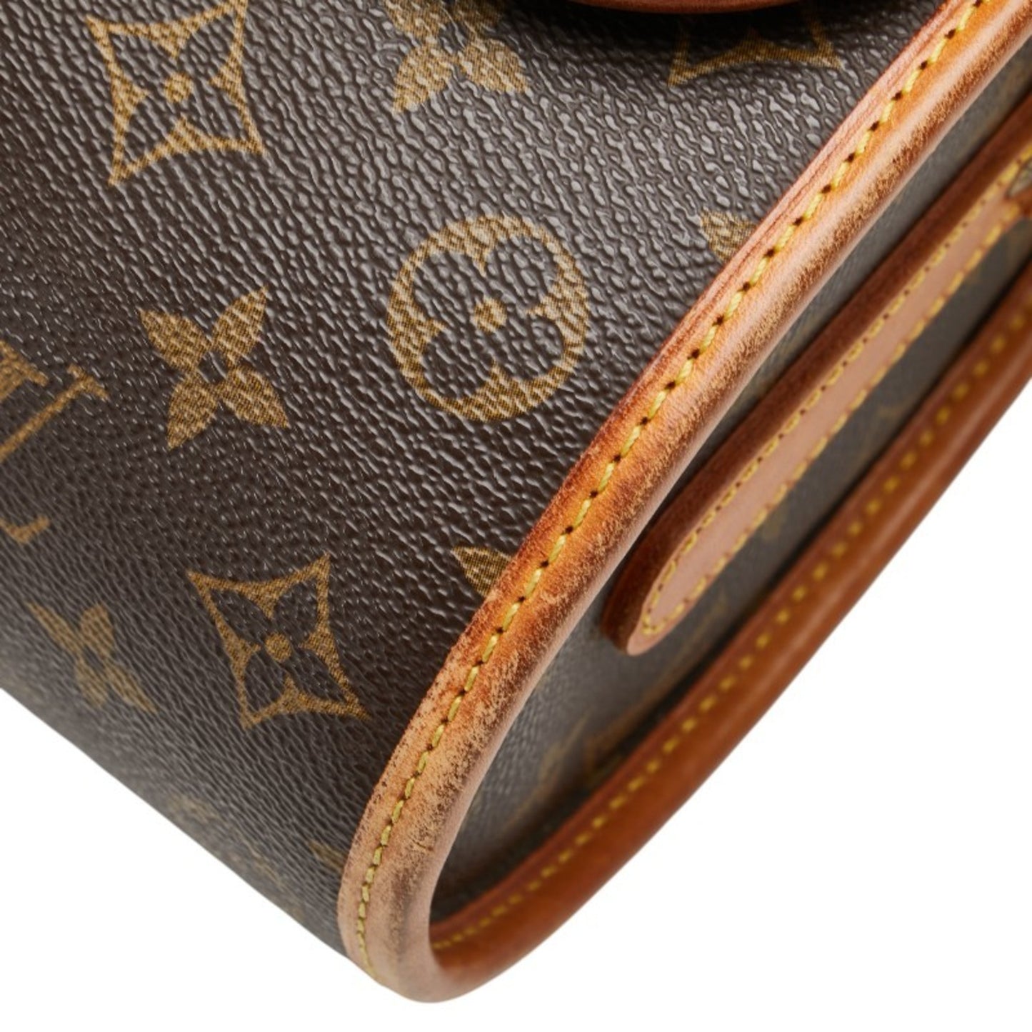 Louis Vuitton Monogram Marne Shoulder Bag M51369 Brown Leather