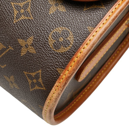 Louis Vuitton Monogram Marne Shoulder Bag M51369 Brown Leather