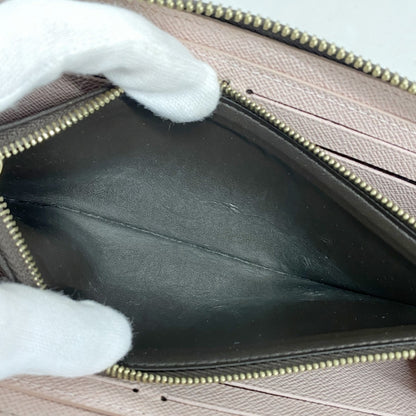 Louis Vuitton Monogram Portefeuille Clemence Long Wallet M61298 Brown Rose Ballerine