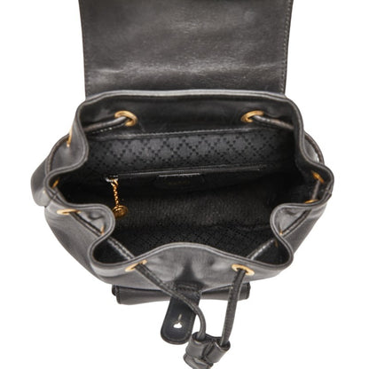 Gucci Bamboo Backpack 003 1705 0030 Black Suede Leather