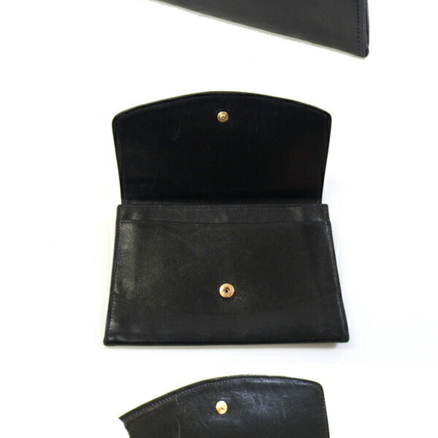 Chanel Coco Mark Black Lambskin Bifold Wallet