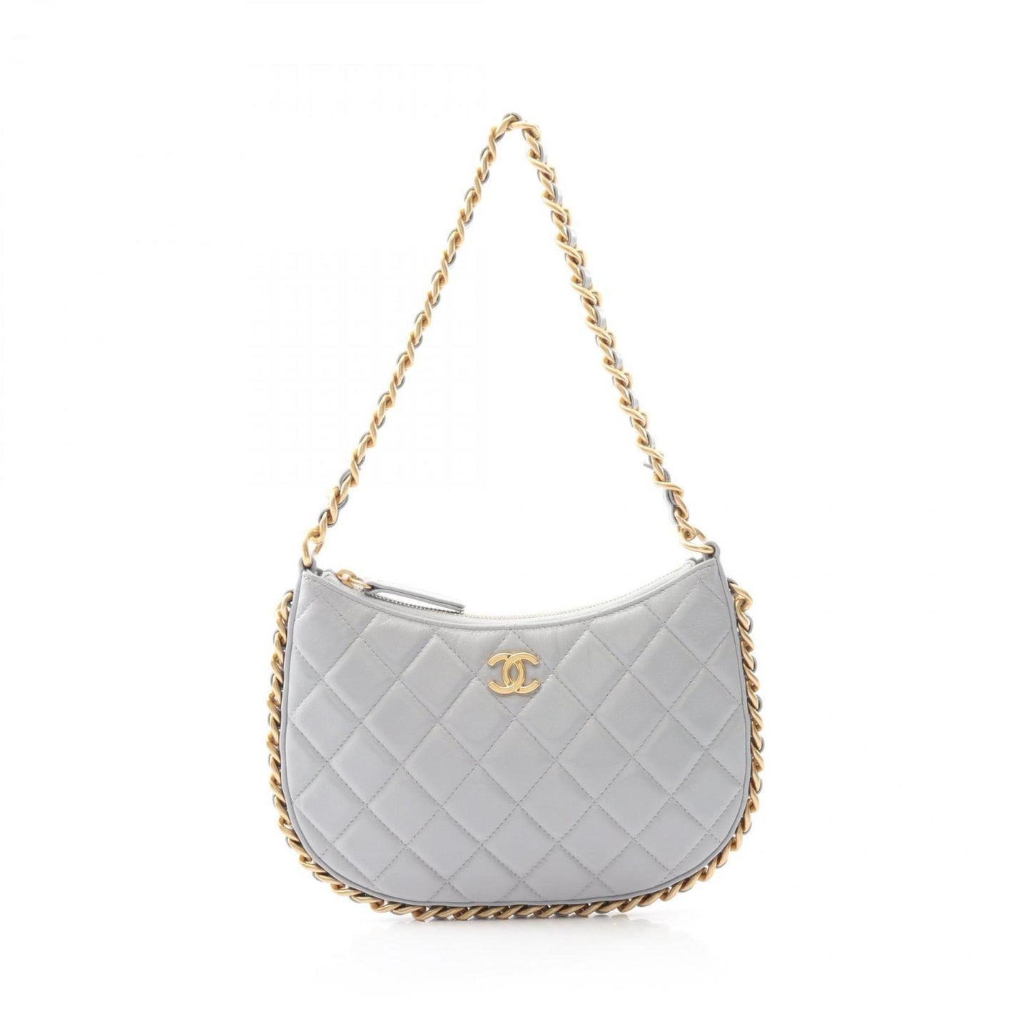 Chanel Matelasse Shoulder Bag In Lambskin Leather
