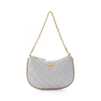 Chanel Matelasse Shoulder Bag In Lambskin Leather