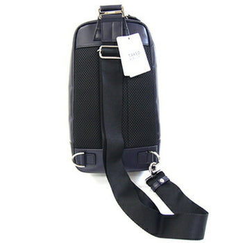 Takeo Kikuchi Body Bag 070 02340 Dark Navy Black Leather
