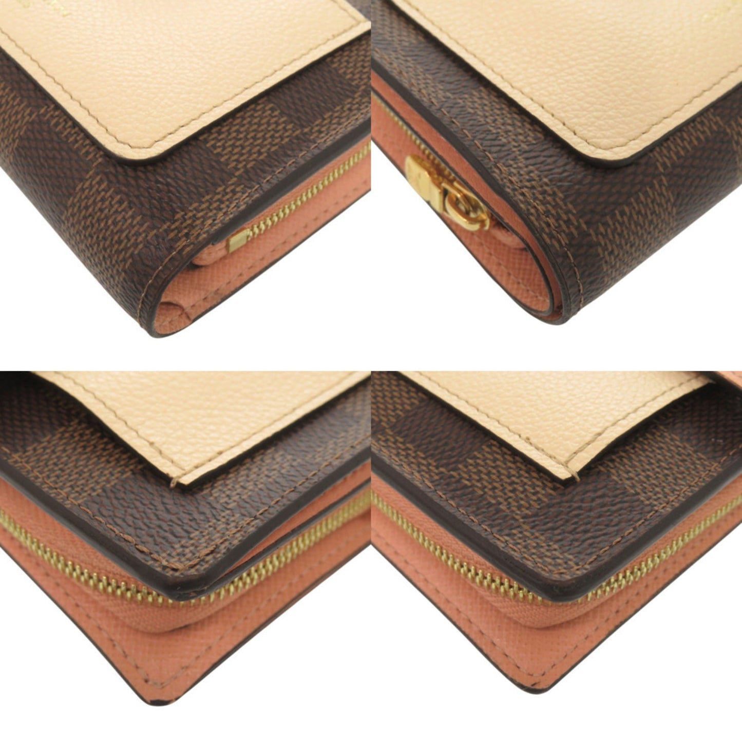 Louis Vuitton Portefeuille Juliette Damier N60380 Ic Brown Bifold Wallet Lv 0520 Louis Vuitton