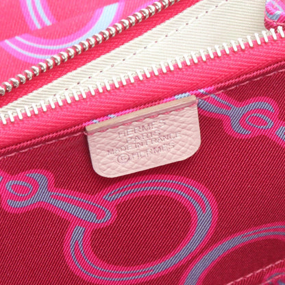 Hermes Herms Azap Compact Silkin Round Wallet