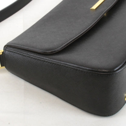Burberry Shoulder Bag Leather Black