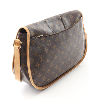 Louis Vuitton Mnilmontant Mm Shoulder Bag In Coated Canvas And Leather With Monogram Design