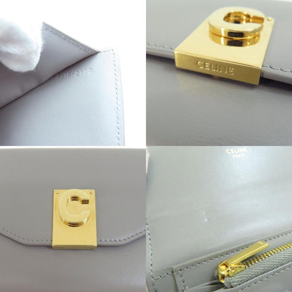 Celine C Hardware Bifold Wallet Leather
