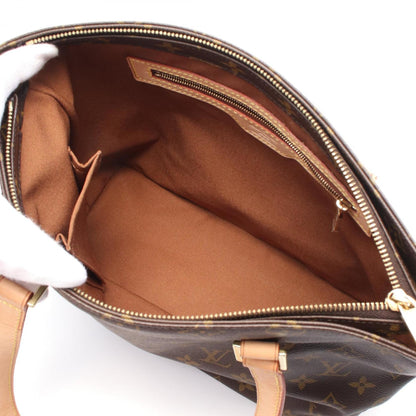Louis Vuitton Cabas Piano Shoulder Bag Coated Canvas Leather Monogram