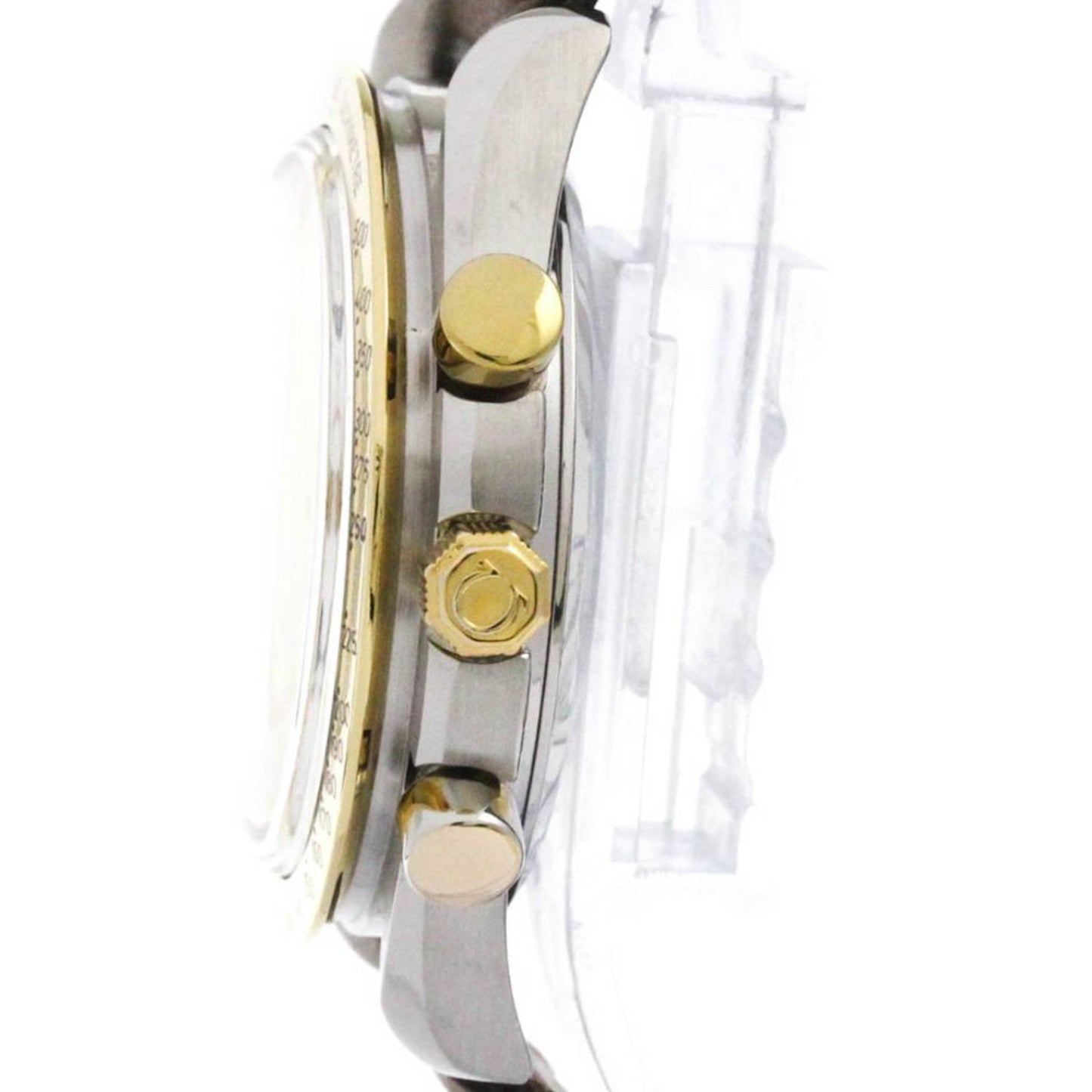 Omega Speedmaster Triple Date Moonphase 18K Gold Watch 175.0034 Polished